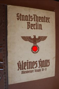 Programmheft - Staats-Theater Berlin - Kleines Haus  1941